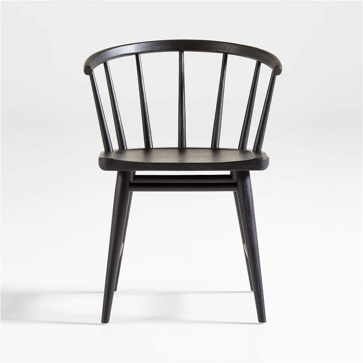 Pali Black Hardwood Dining Chair Minimalist Style