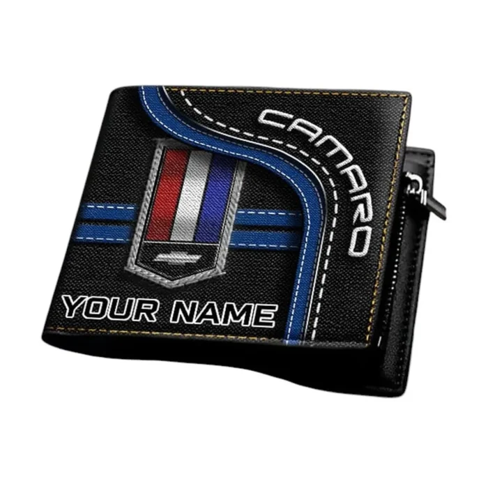 Iconic Muscle Ride PU Leather Wallet, Driver-Inspired PU Wallet CAR130
