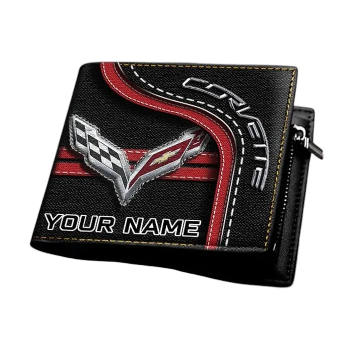 Performance Vehicle PU Leather Wallet, Road-Ready Automotive Wallet CAR130