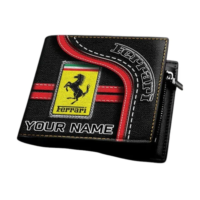 Precision Engineered Car PU Leather Wallet, Classic PU Leather Wallet CAR130