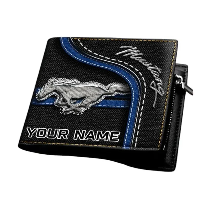 Muscle Car PU Leather Wallet, Road-Ready Automotive Wallet CAR130
