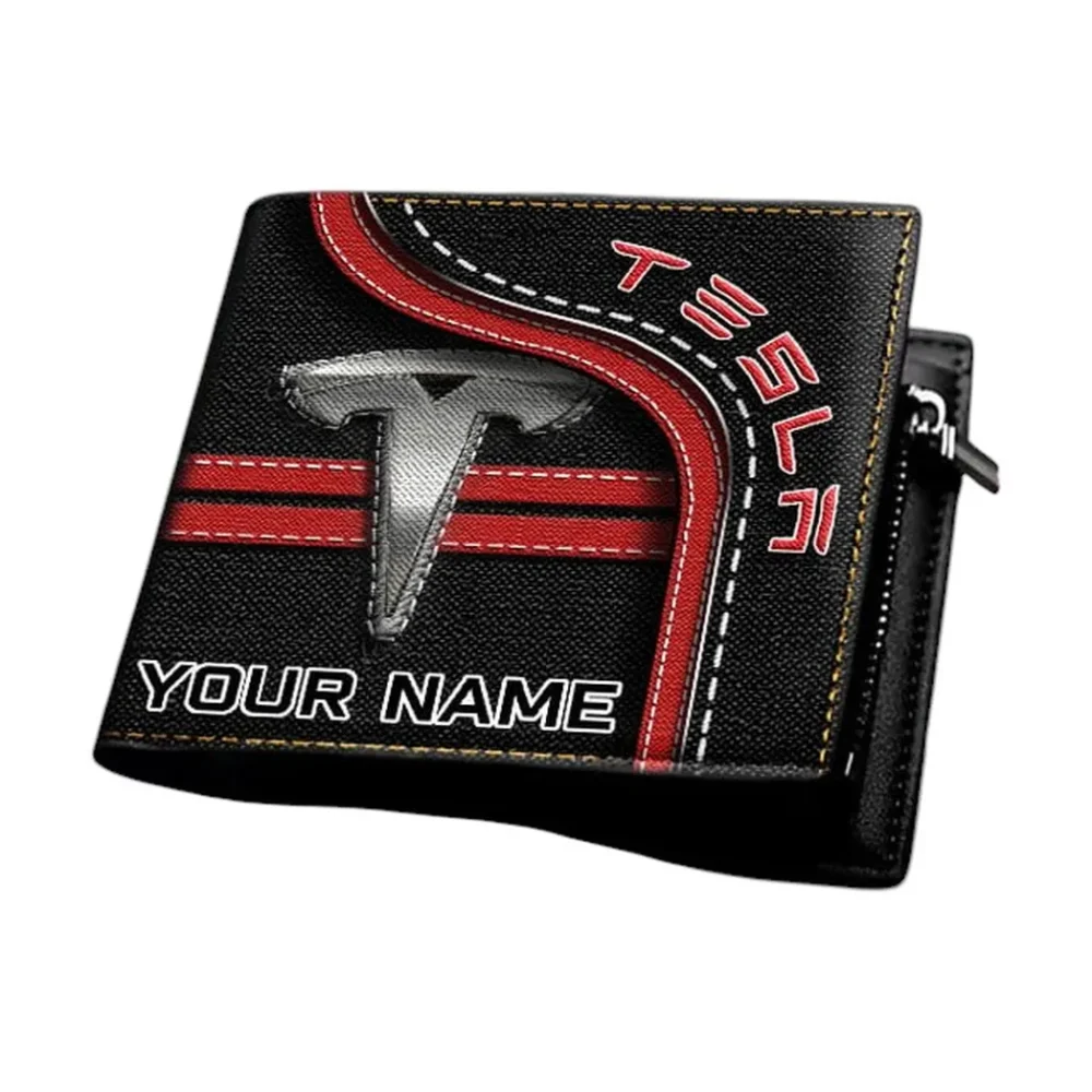 EV Sedan PU Leather Wallet, Performance-Inspired PU Wallet CAR130