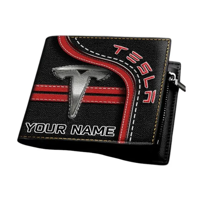 EV Sedan PU Leather Wallet, Performance-Inspired PU Wallet CAR130
