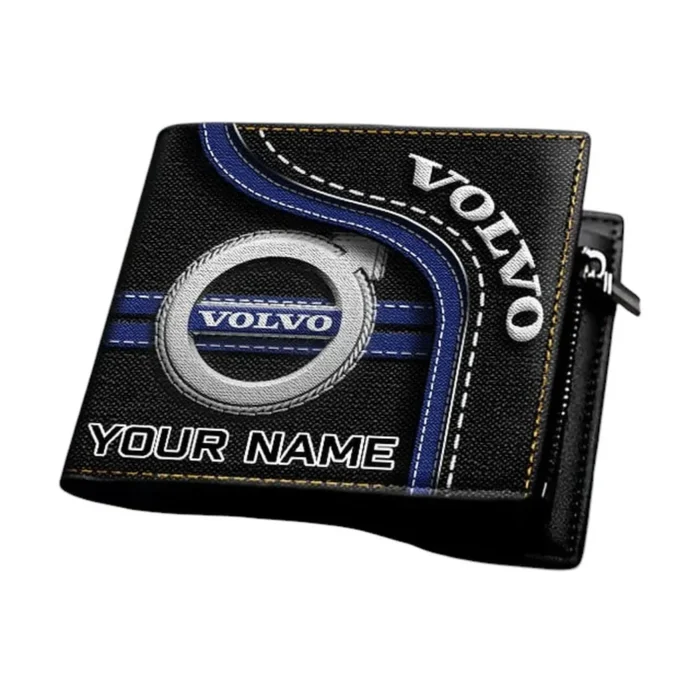 Swedish Car Brand PU Leather Wallet, Biker’s Custom PU Wallet CAR130