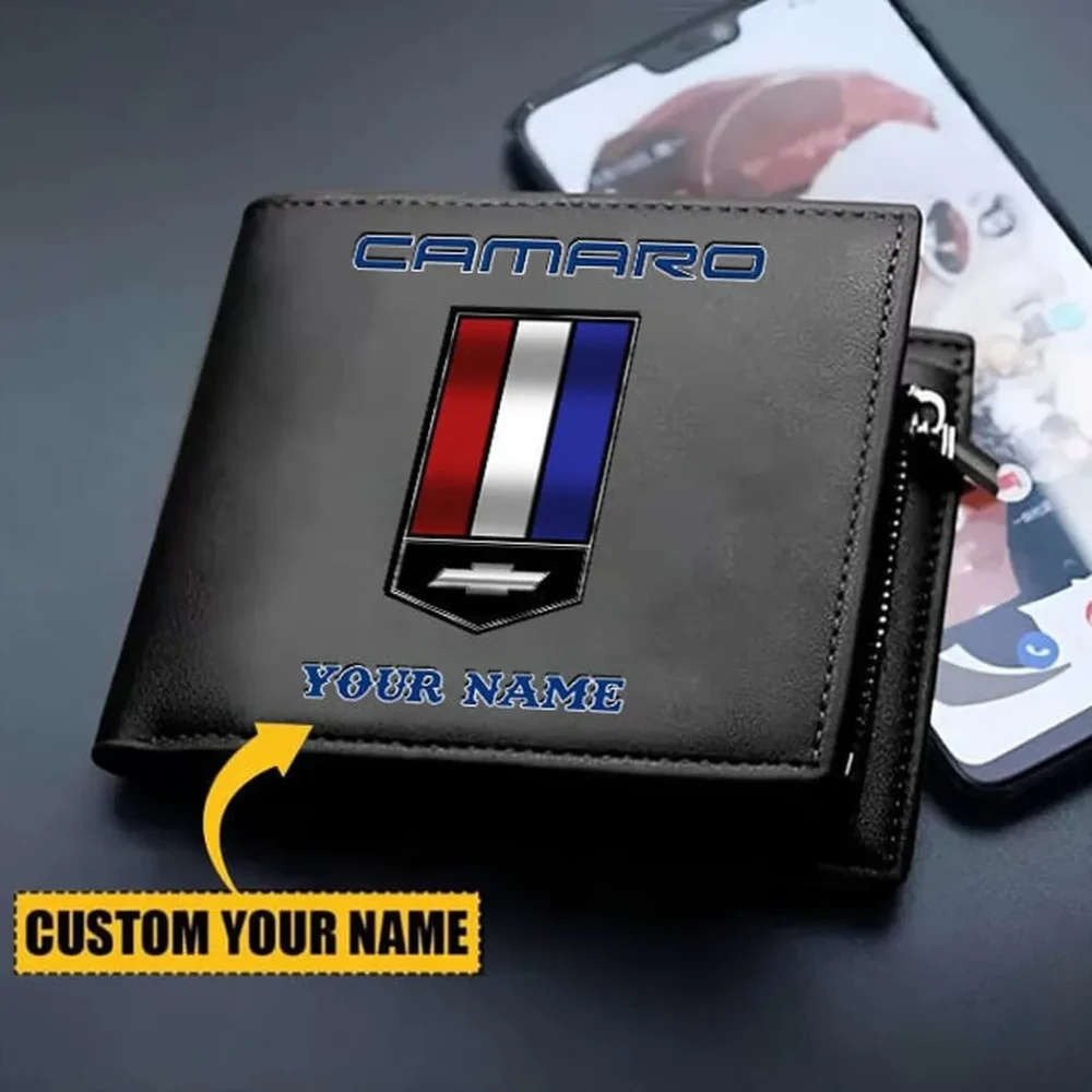Iconic Muscle Ride PU Leather Wallet, Biker’s Custom PU Wallet CAR290 - Image 2