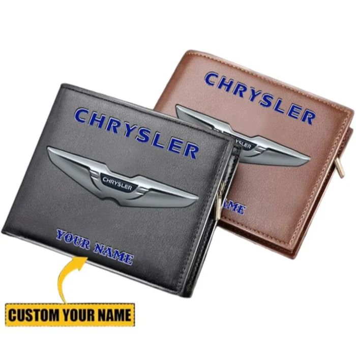 Family Car PU Leather Wallet, Custom PU Leather Wallet CAR290