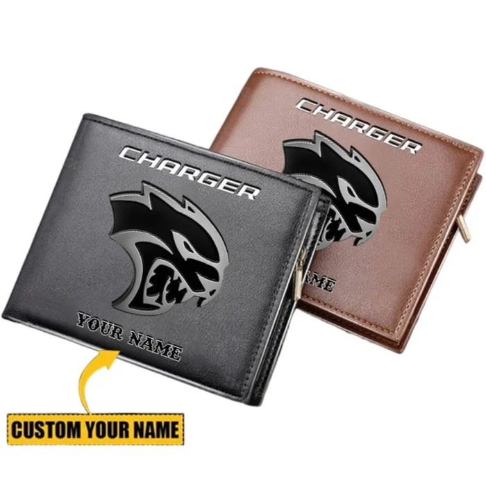 American Muscle Car PU Leather Wallet, Road-Ready Automotive Wallet CAR290