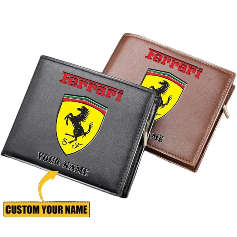 Luxury Speedster PU Leather Wallet, Road-Ready Automotive Wallet CAR290