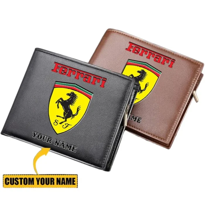Luxury Speedster PU Leather Wallet, Road-Ready Automotive Wallet CAR290