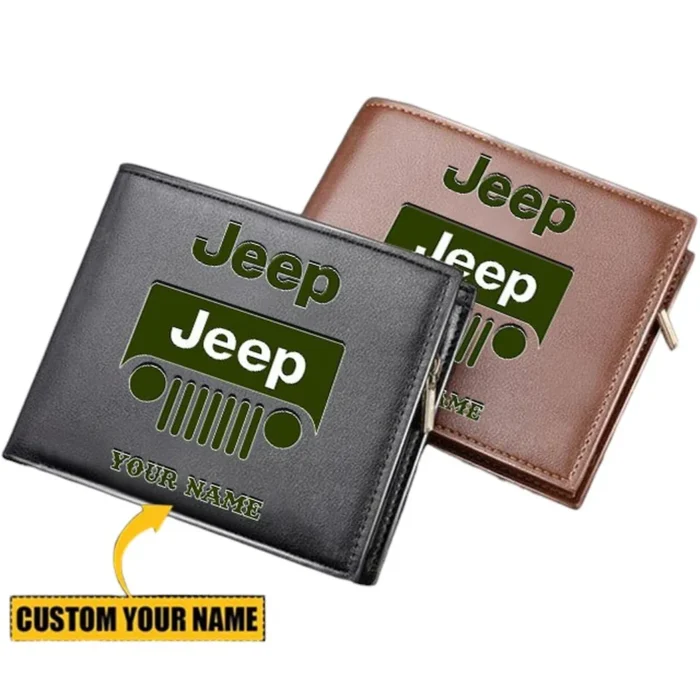 Off-Road SUV Brand PU Leather Wallet, Road Life Leather Wallet CAR290