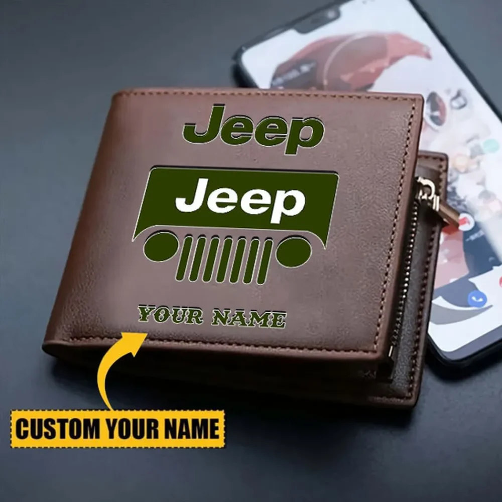Off-Road SUV Brand PU Leather Wallet, Road Life Leather Wallet CAR290 - Image 3