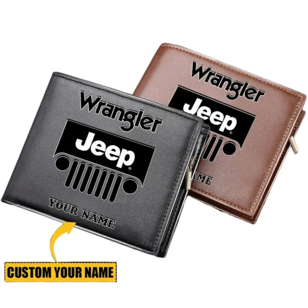 Open-Top Off-Roader PU Leather Wallet, Road-Ready Automotive Wallet CAR290