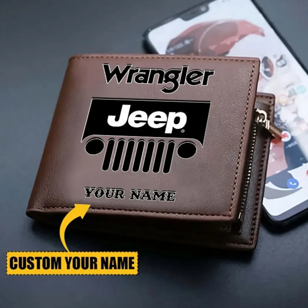 Open-Top Off-Roader PU Leather Wallet, Road-Ready Automotive Wallet CAR290 - Image 3