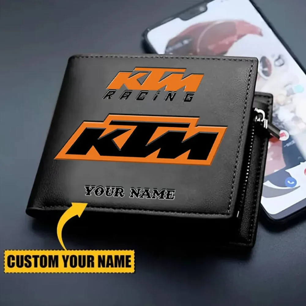 Enduro Motorcycle PU Leather Wallet, Premium Car Fan Wallet CAR290 - Image 2