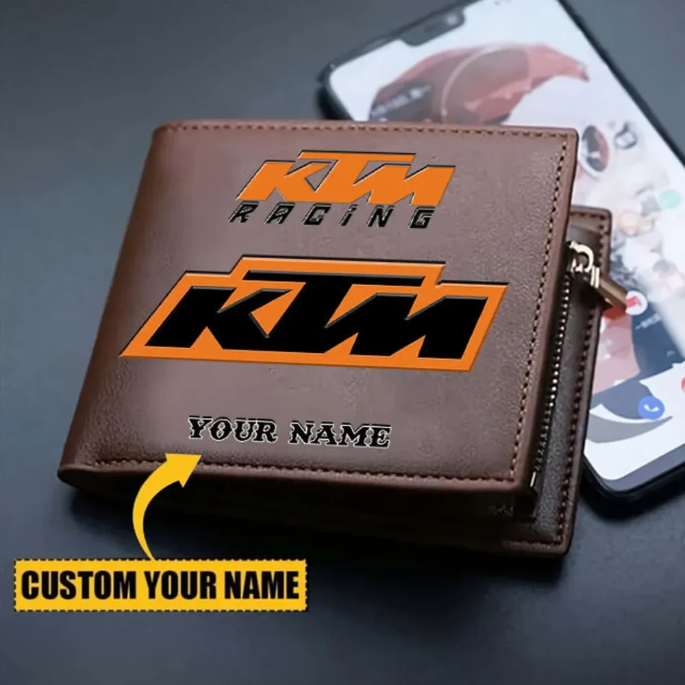 Enduro Motorcycle PU Leather Wallet, Premium Car Fan Wallet CAR290 - Image 3