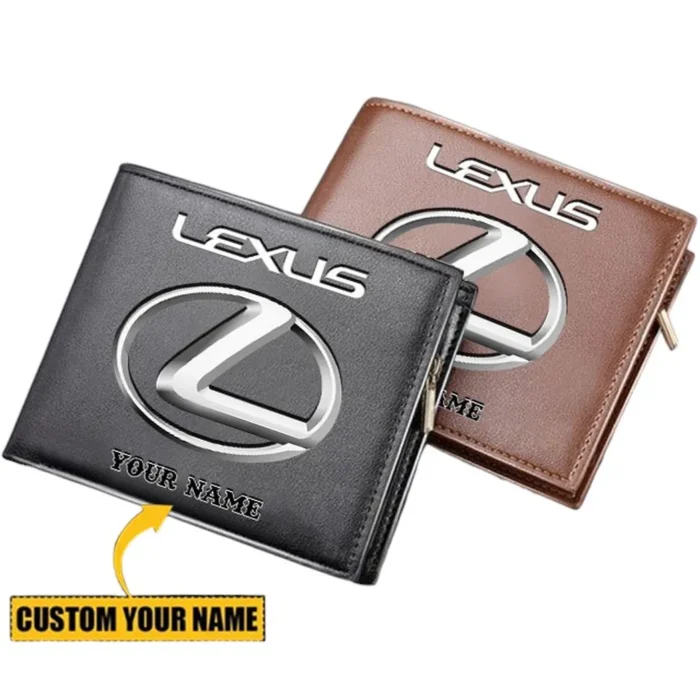 Premium Crossover PU Leather Wallet, Road-Ready Automotive Wallet CAR290