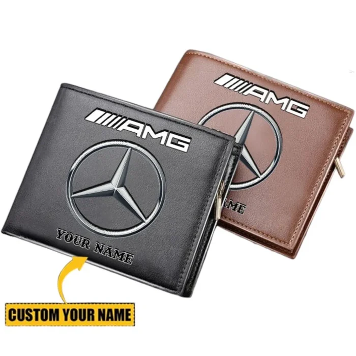 Engine Life PU Leather Wallet, Road-Ready Automotive Wallet CAR290