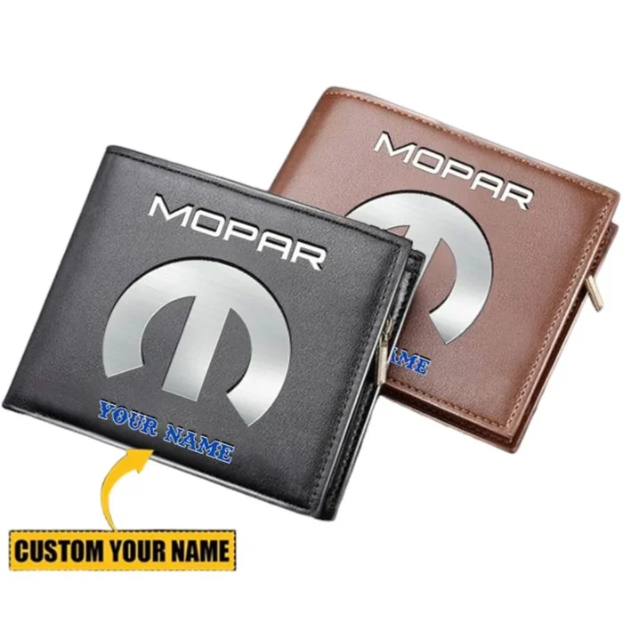 Muscle Car Parts PU Leather Wallet, Automotive Lifestyle PU Wallet CAR290