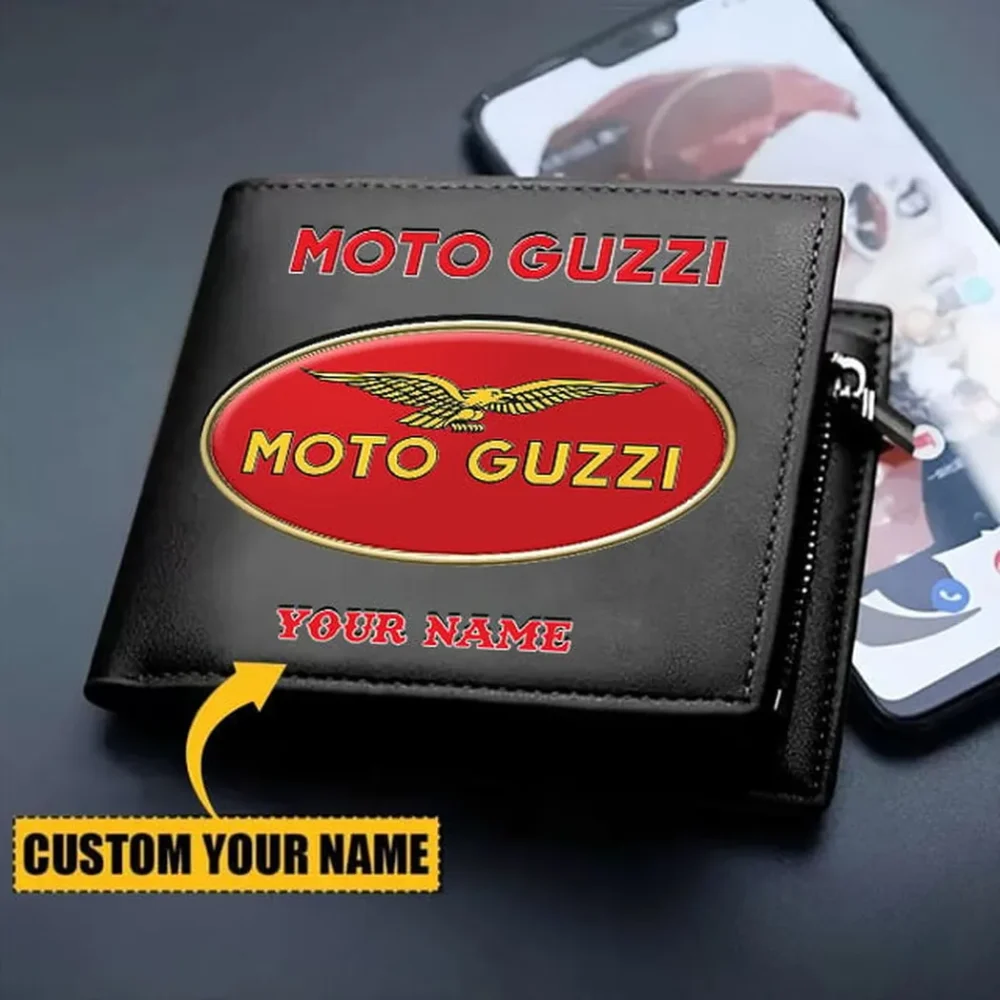 Classic Touring Bike PU Leather Wallet, Car Culture PU Wallet CAR290 - Image 2