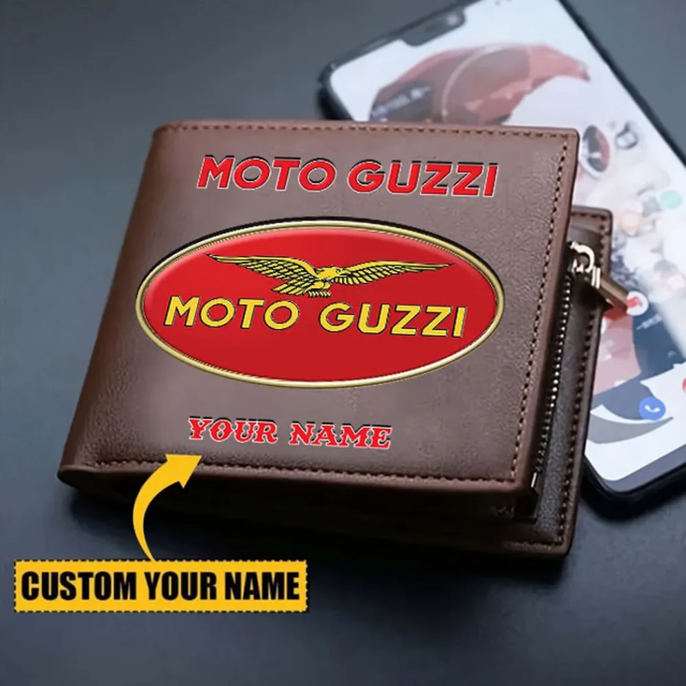 Classic Touring Bike PU Leather Wallet, Car Culture PU Wallet CAR290 - Image 3