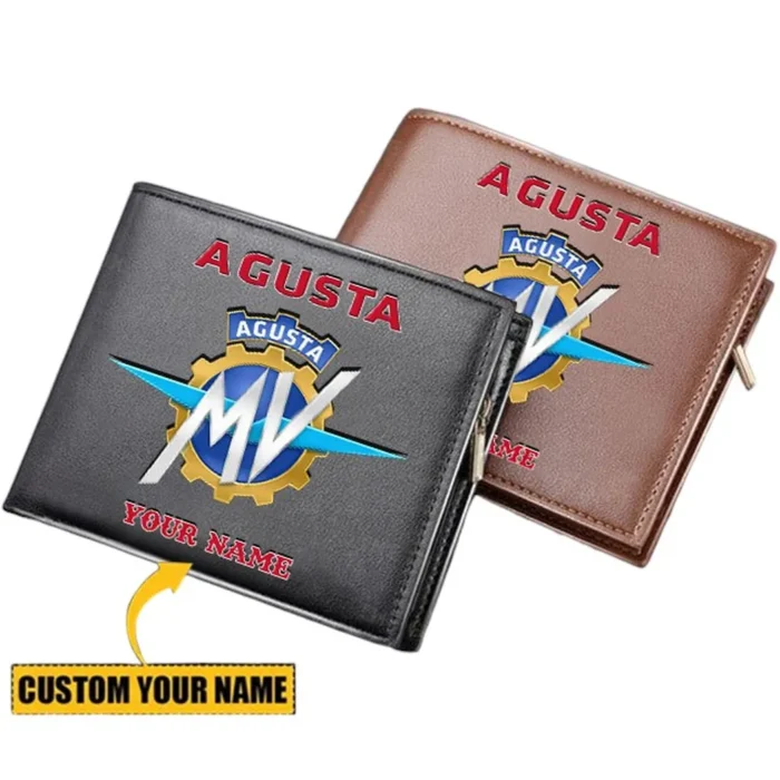 Track-Ready Motorcycle PU Leather Wallet, Biker’s Custom PU Wallet CAR290