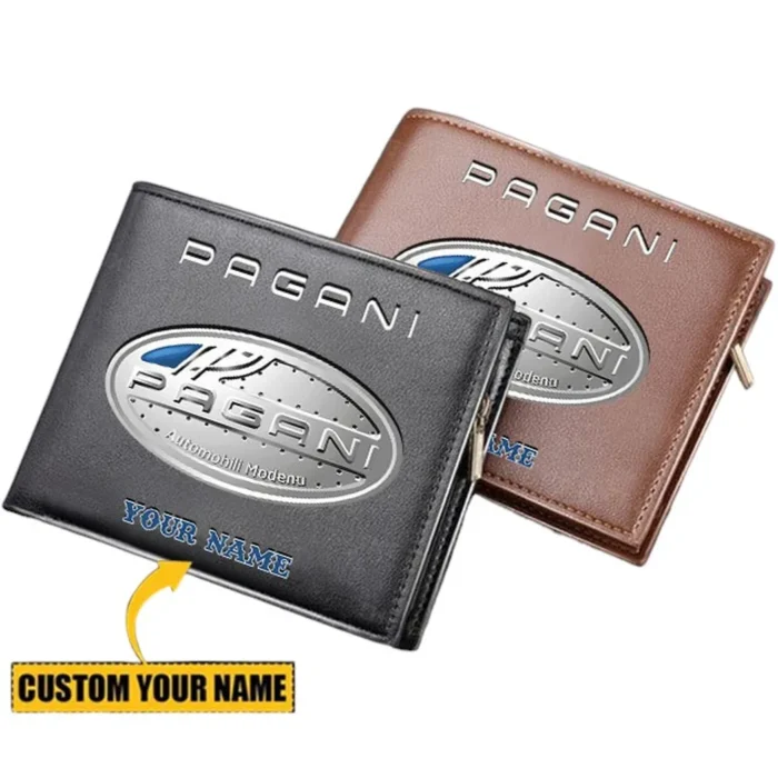 Sports Auto PU Leather Wallet, Road-Ready Automotive Wallet CAR290