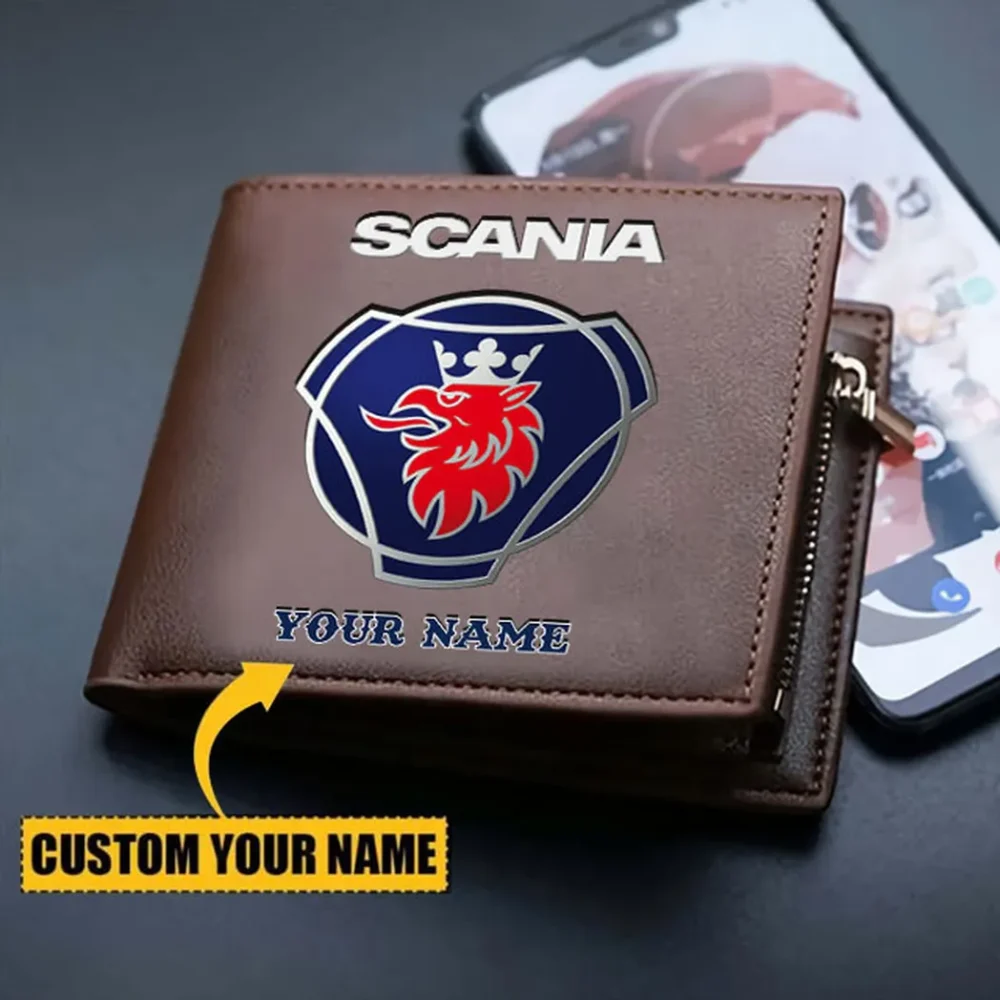 Heavy-Duty Truck PU Leather Wallet, Sleek Car Enthusiast Wallet CAR290 - Image 3