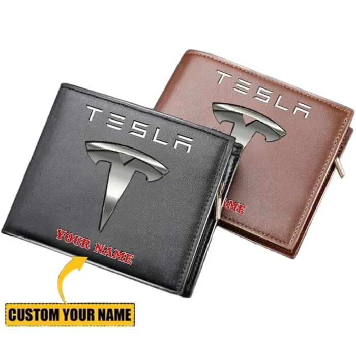 Zero-Emission Vehicle PU Leather Wallet, Classic PU Leather Wallet CAR290