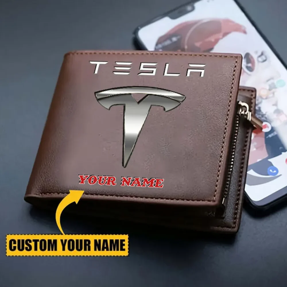 Zero-Emission Vehicle PU Leather Wallet, Classic PU Leather Wallet CAR290 - Image 3