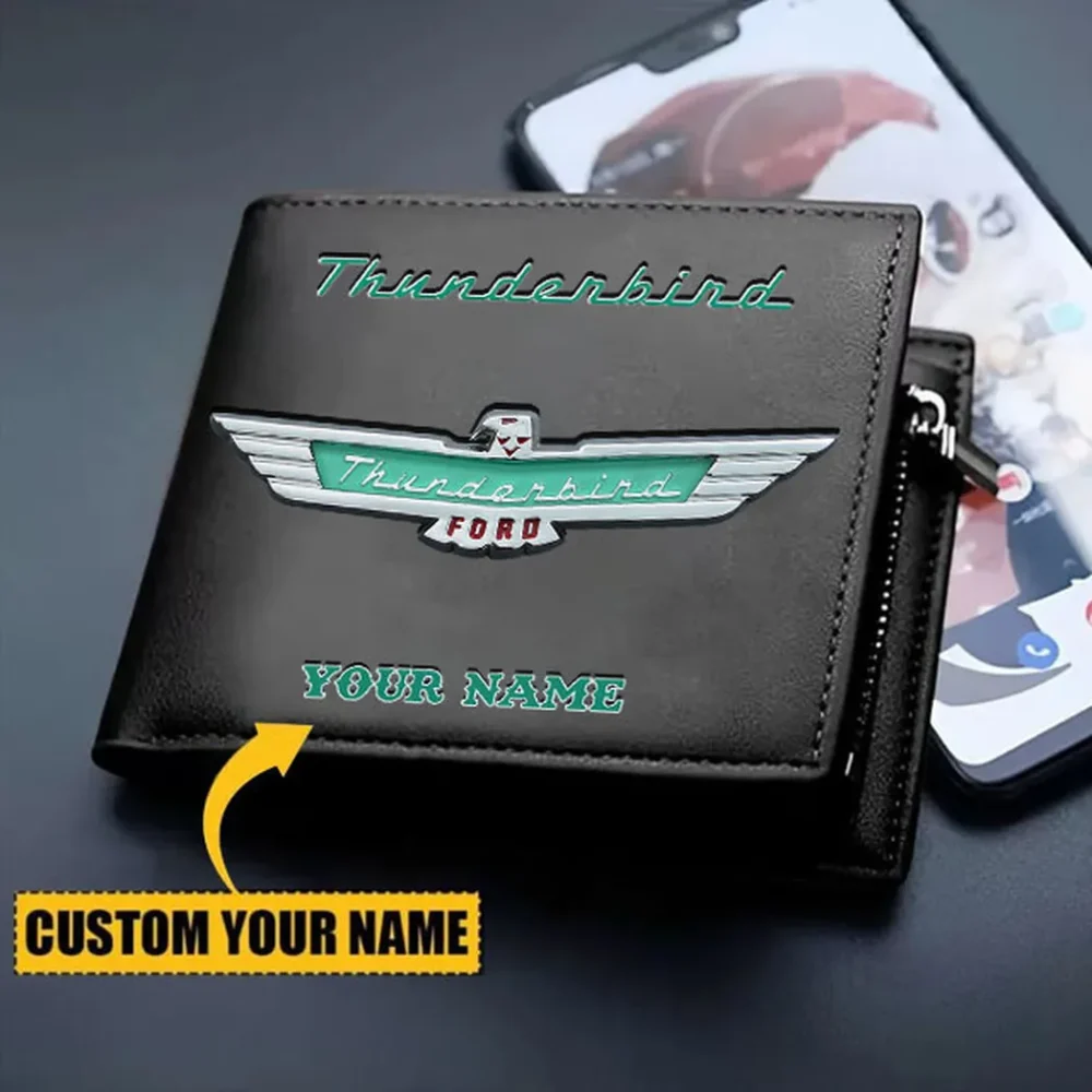 Classic Open-Road Car PU Leather Wallet, Performance-Inspired PU Wallet CAR290 - Image 2