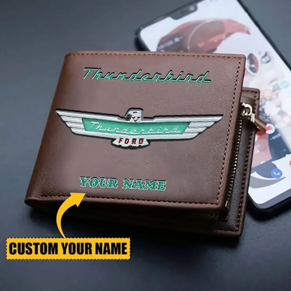 Classic Open-Road Car PU Leather Wallet, Performance-Inspired PU Wallet CAR290 - Image 3