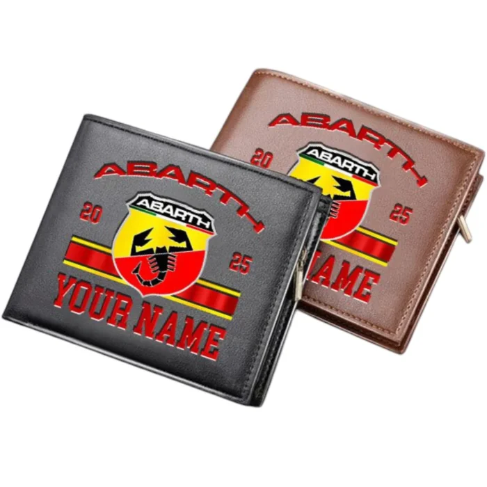 Small Performance Car PU Leather Wallet, Auto Enthusiast PU Wallet CAR370