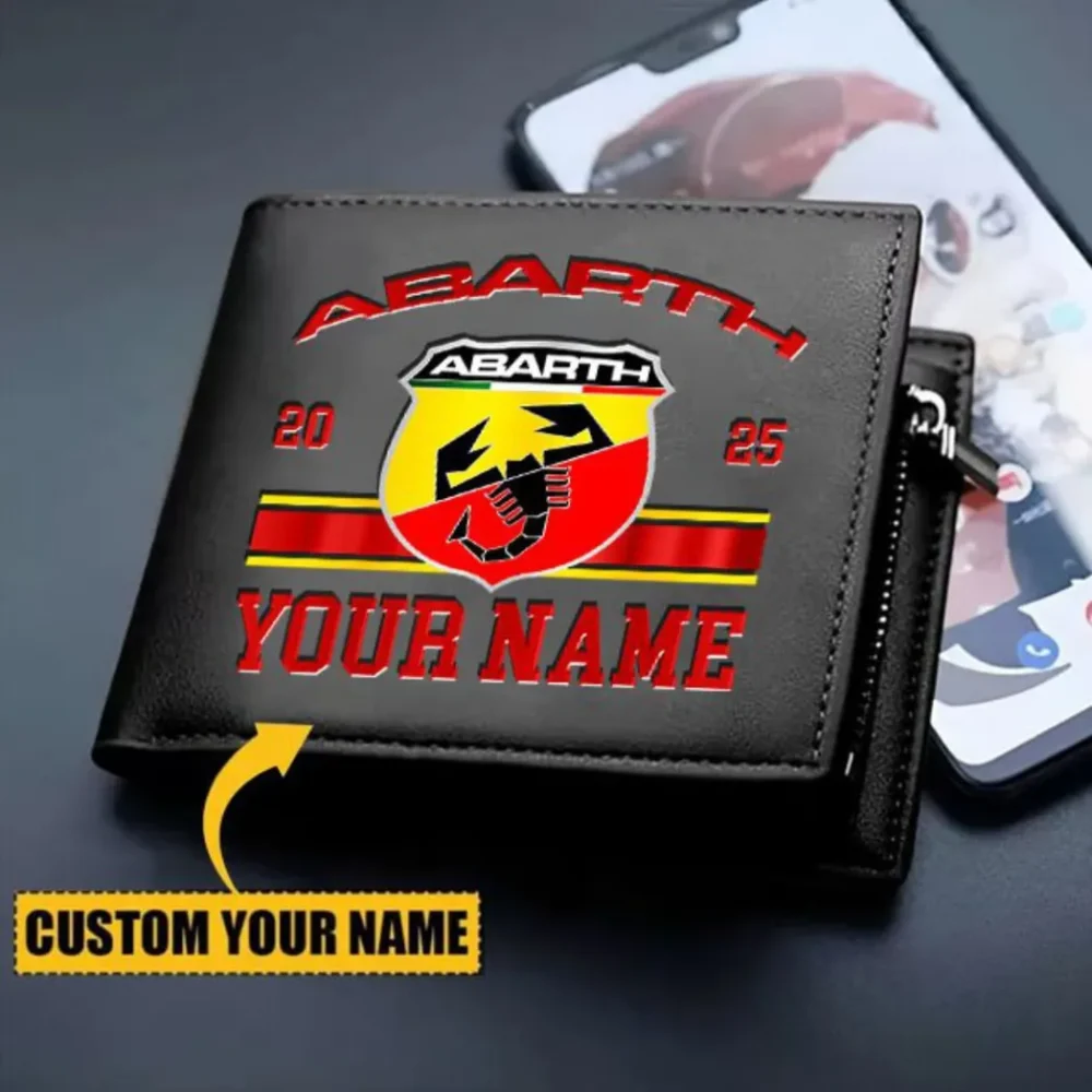 Small Performance Car PU Leather Wallet, Auto Enthusiast PU Wallet CAR370 - Image 2