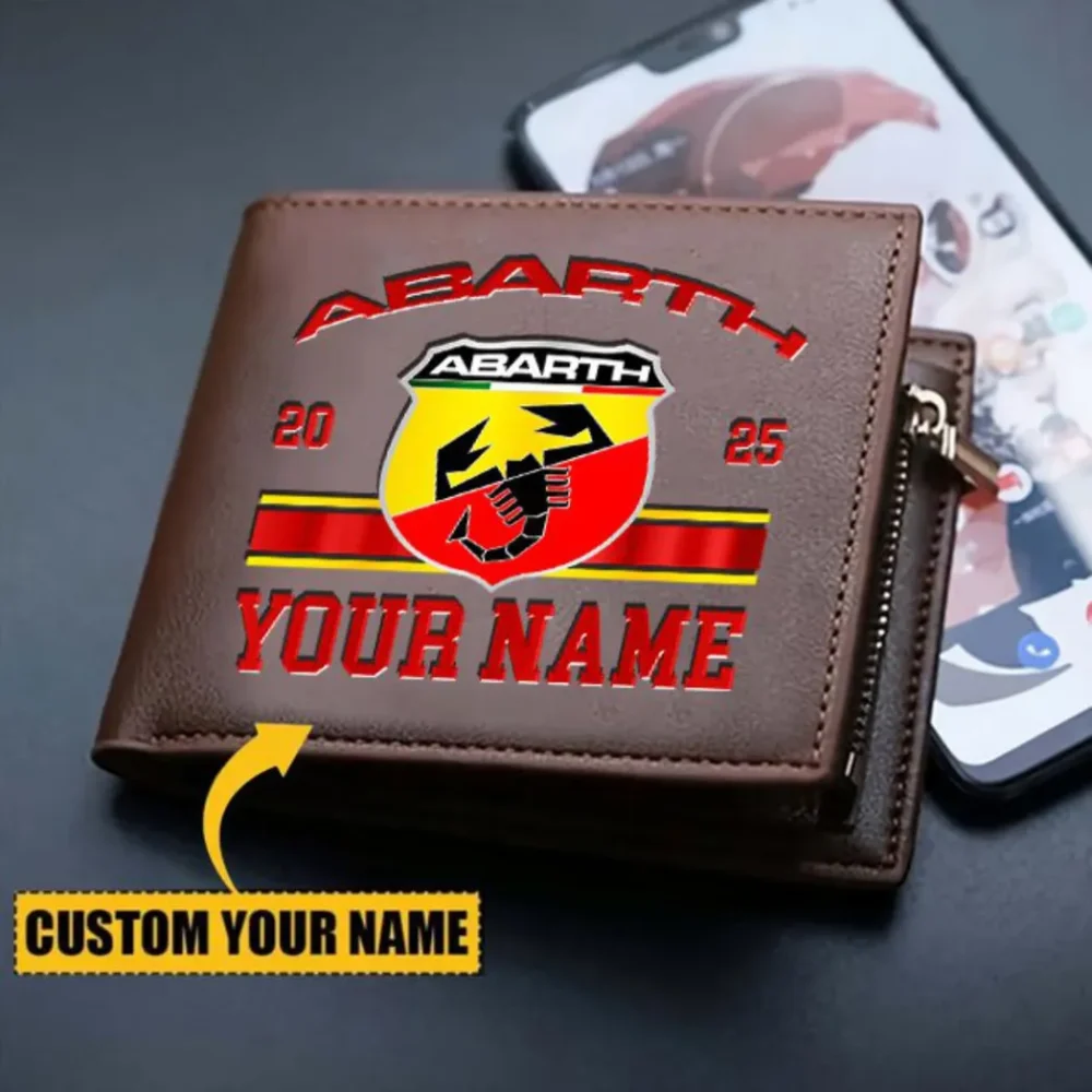 Small Performance Car PU Leather Wallet, Auto Enthusiast PU Wallet CAR370 - Image 3