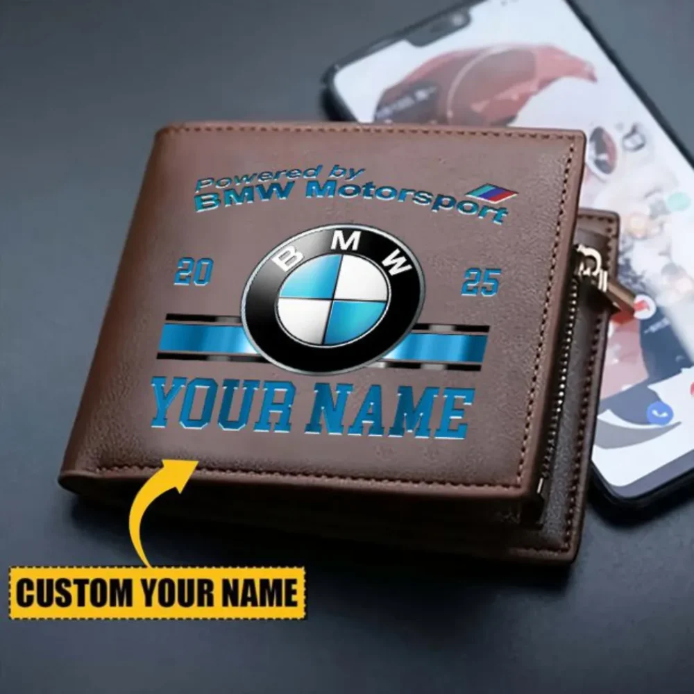 Sports Car PU Leather Wallet, Biker’s Custom PU Wallet CAR370 - Image 3
