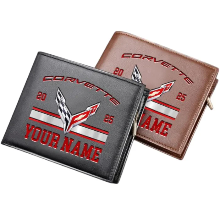 American Iconic Sports Car PU Leather Wallet, Compact Driver’s Leather Wallet CAR370