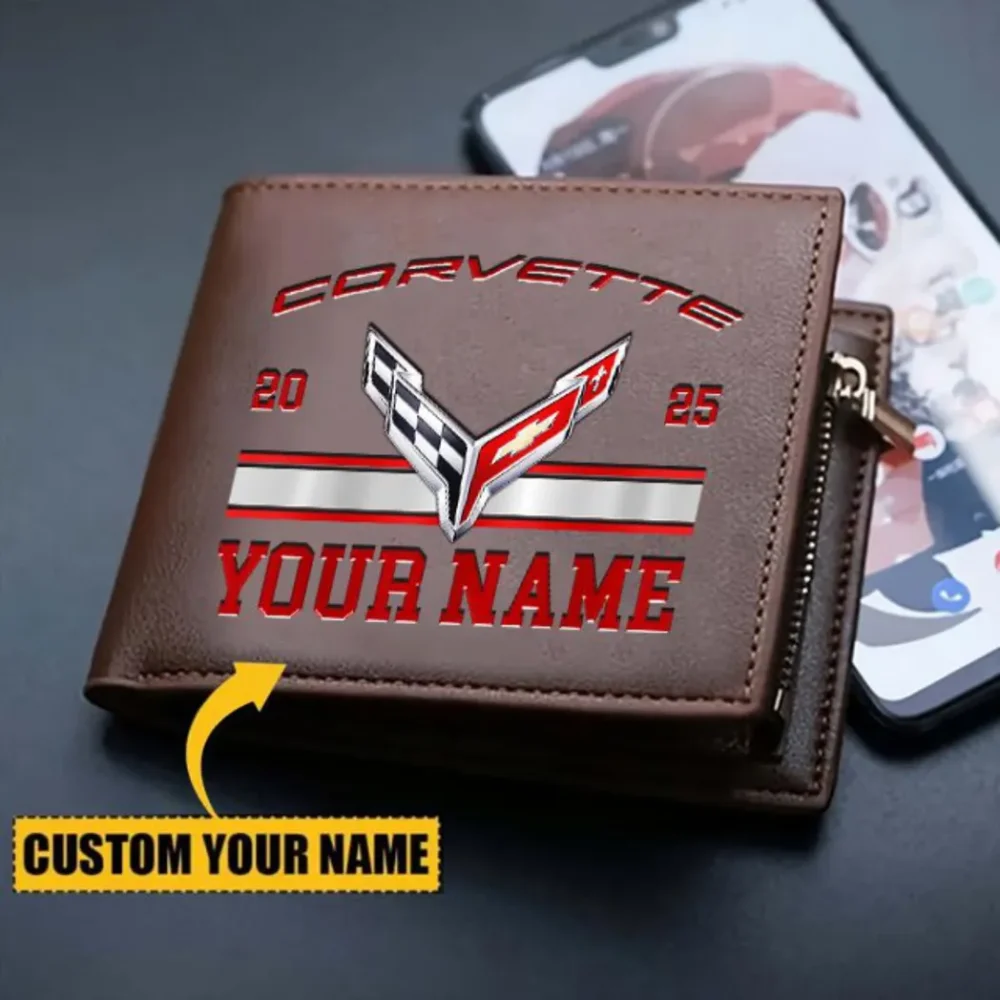 American Iconic Sports Car PU Leather Wallet, Compact Driver’s Leather Wallet CAR370 - Image 3