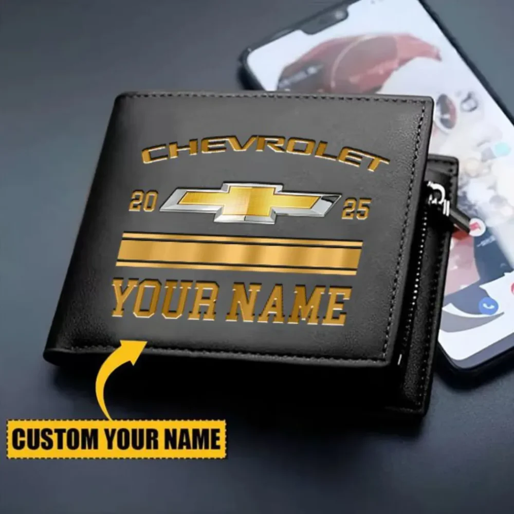 Classic Roadster PU Leather Wallet, Custom PU Leather Wallet CAR370 - Image 2