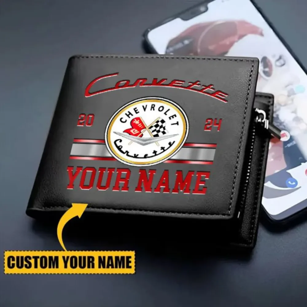 Classic Muscle Car PU Leather Wallet, Everyday Rider PU Wallet CAR370 - Image 2