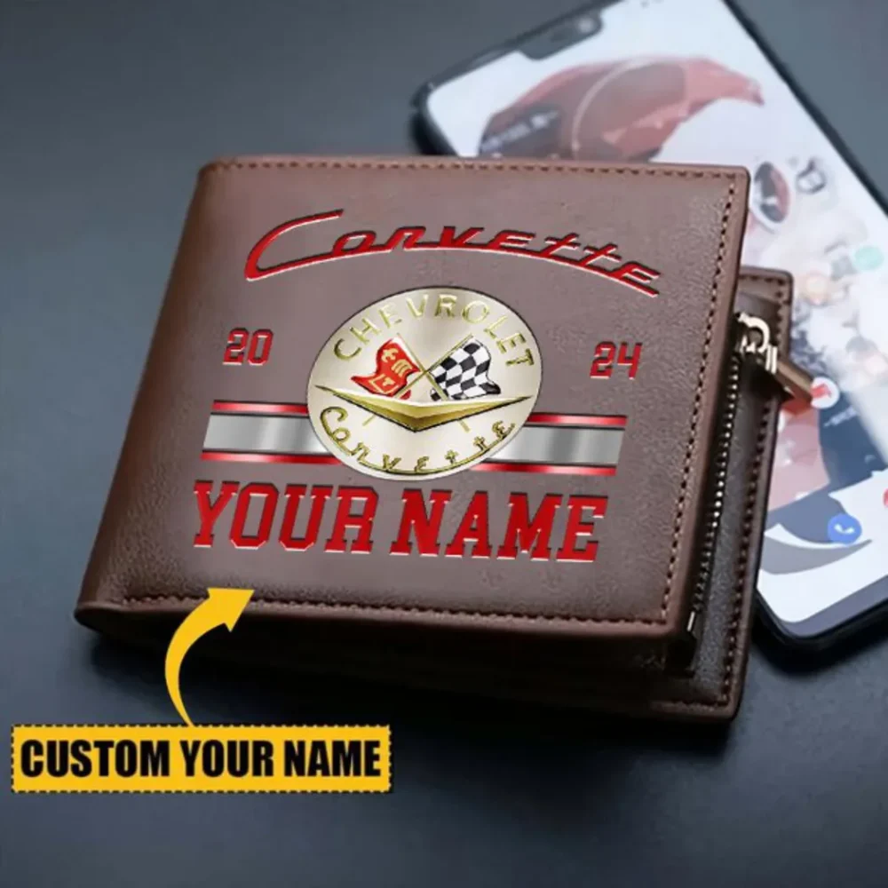 Roadster PU Leather Wallet, Custom Garage PU Wallet CAR370 - Image 3