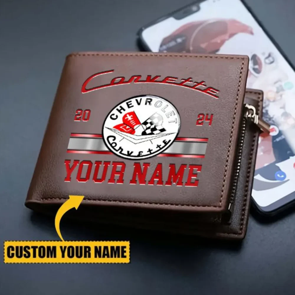Two-Seater Sports Car PU Leather Wallet, Rugged Driver’s Leather Wallet CAR370 - Image 3
