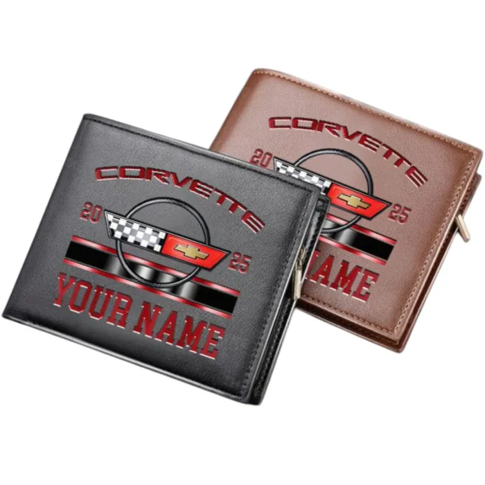 American Sports Car PU Leather Wallet, Biker’s Custom PU Wallet CAR370