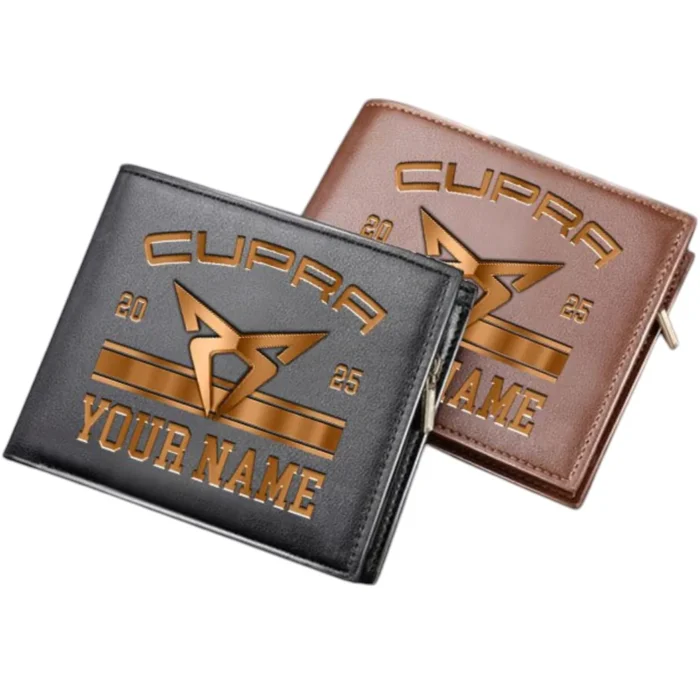 Dynamic Compact Auto PU Leather Wallet, Automotive Lifestyle PU Wallet CAR370