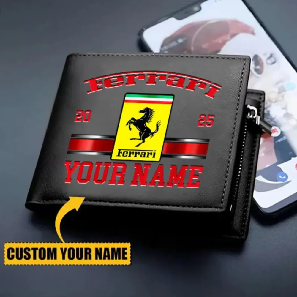 High-Performance Coupe PU Leather Wallet, Performance-Inspired PU Wallet CAR370 - Image 2