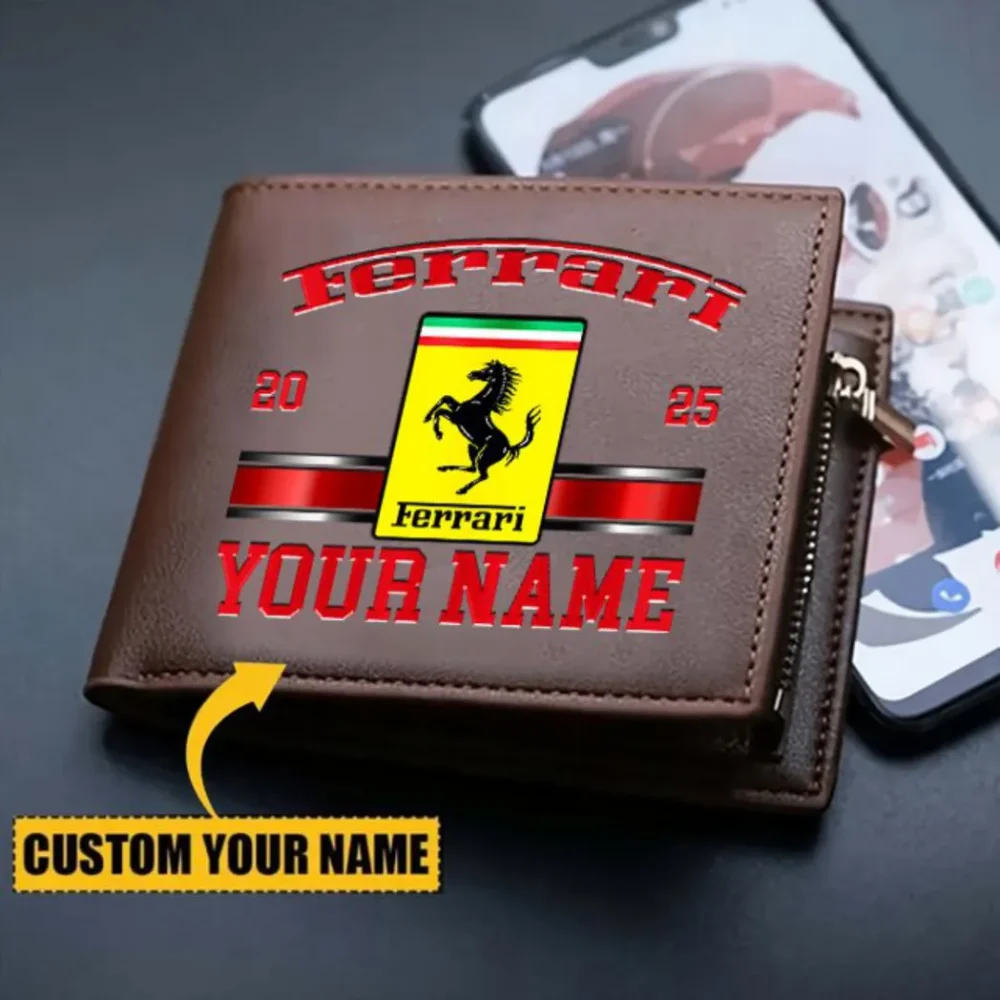 High-Performance Coupe PU Leather Wallet, Performance-Inspired PU Wallet CAR370 - Image 3