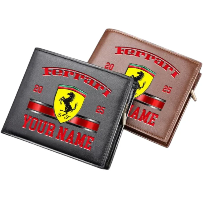 Luxury Speedster PU Leather Wallet, Performance-Inspired PU Wallet CAR370