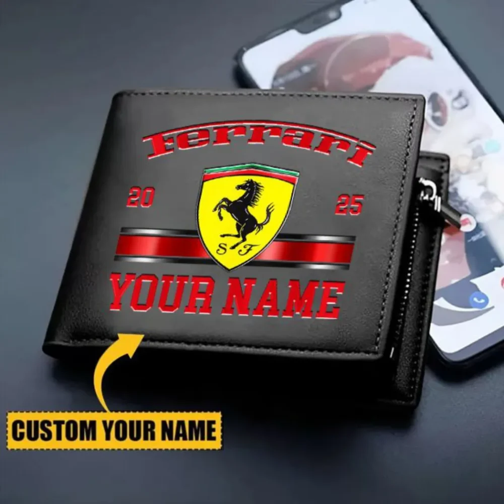 Luxury Speedster PU Leather Wallet, Performance-Inspired PU Wallet CAR370 - Image 2