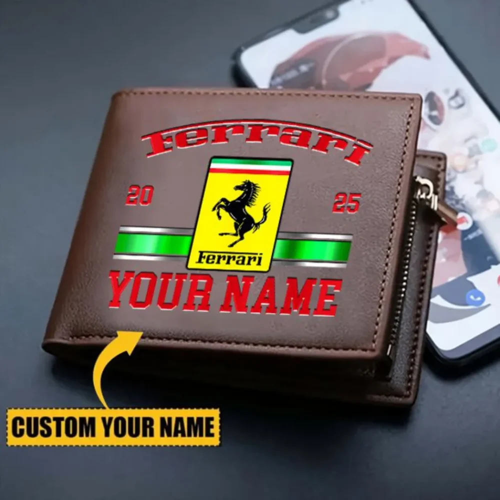 Superfast Road Car PU Leather Wallet, Custom PU Leather Wallet CAR370 - Image 3
