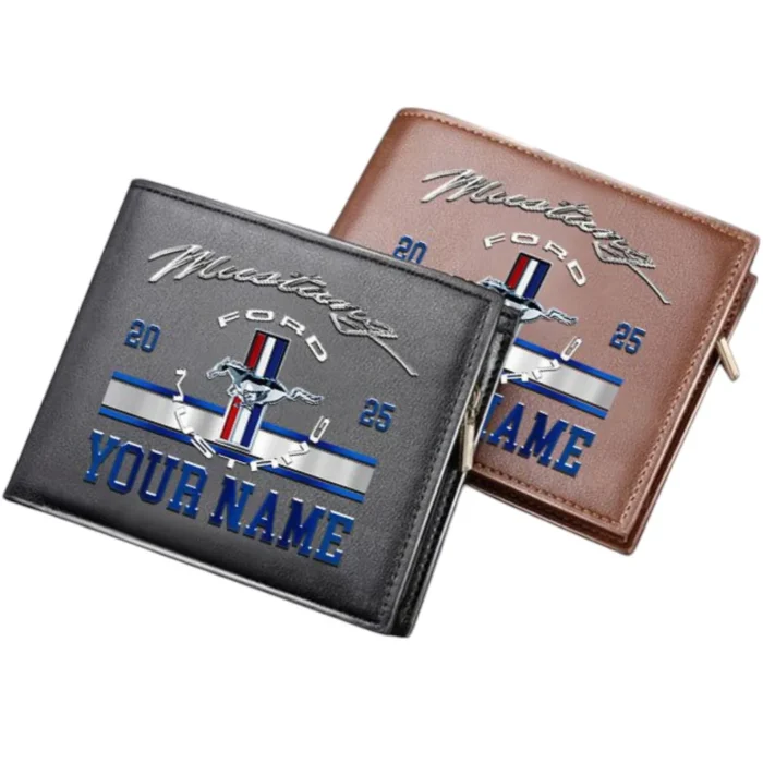 Two-Door Sports Car PU Leather Wallet, Biker’s Custom PU Wallet CAR370