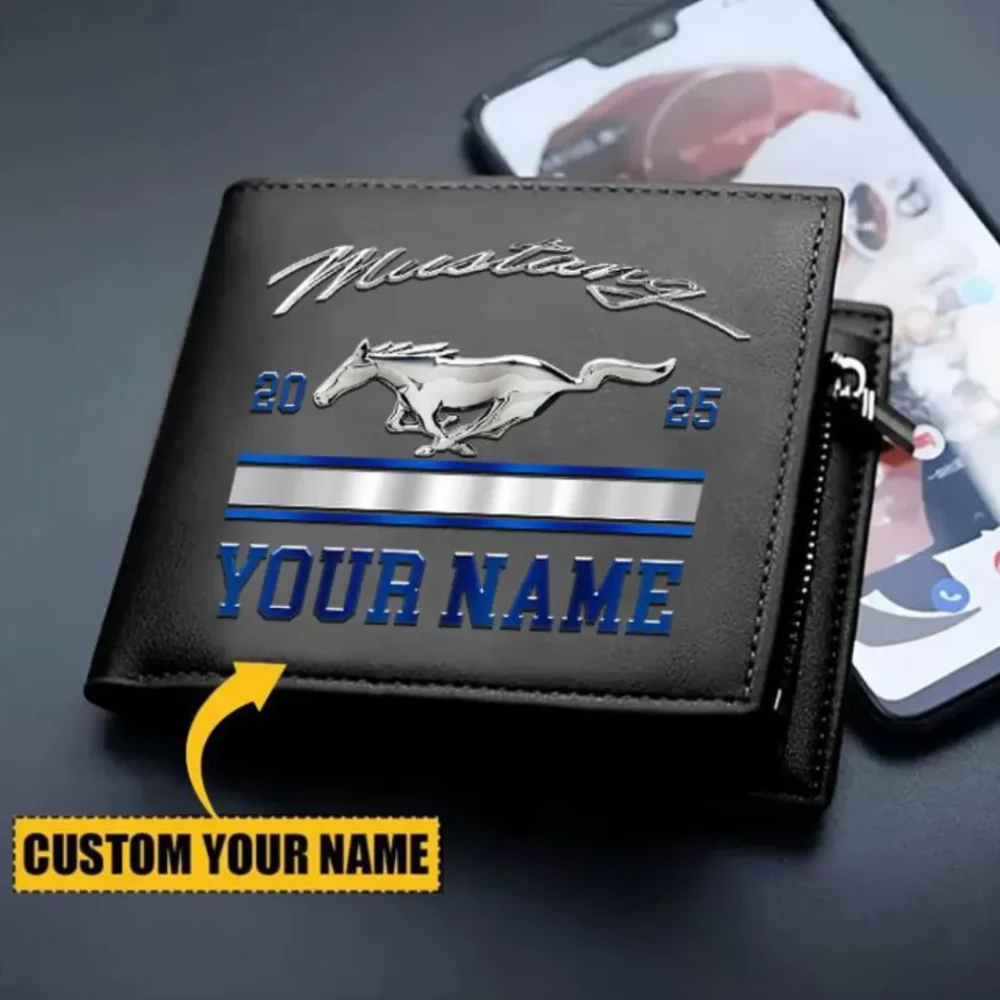 Sports Car PU Leather Wallet, Custom PU Leather Wallet CAR370 - Image 2